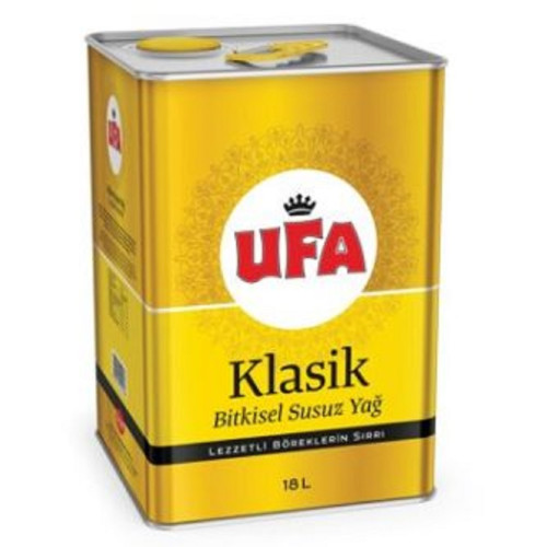Ufa Klasik Bitkisel Susuz Yağ 16,38 kg