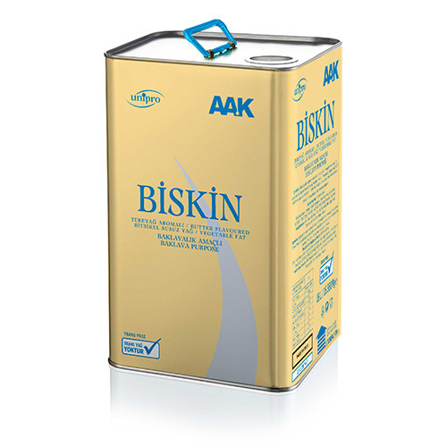 Biskin Baklavalık Yağ Sarı Teneke 16,38 kg