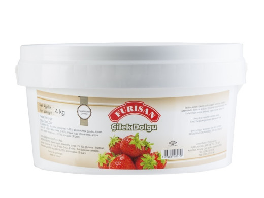 Furisan Parçacıklı Dolgu Çilek %22 4 kg