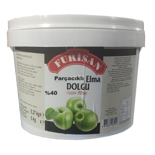 Furisan Parçacıklı Dolgu Elma %40 6 kg