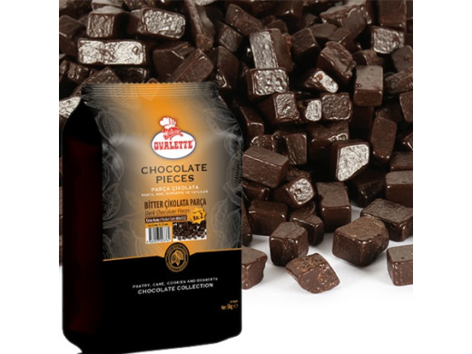 Ovalette Parça Çikolata Bitter 5 kg No:2