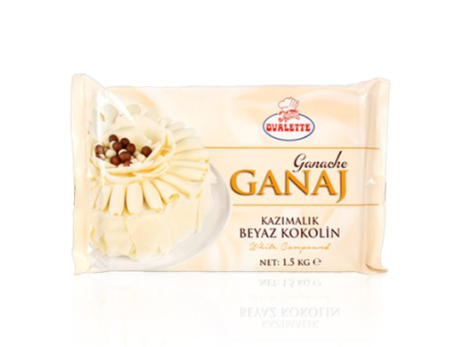 OVALETTE GANAJ - BEYAZ [ 1,5 KG ]
