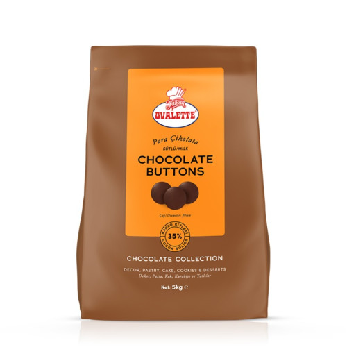 Ovalette Para Pul Sütlü Çikolata 5 kg