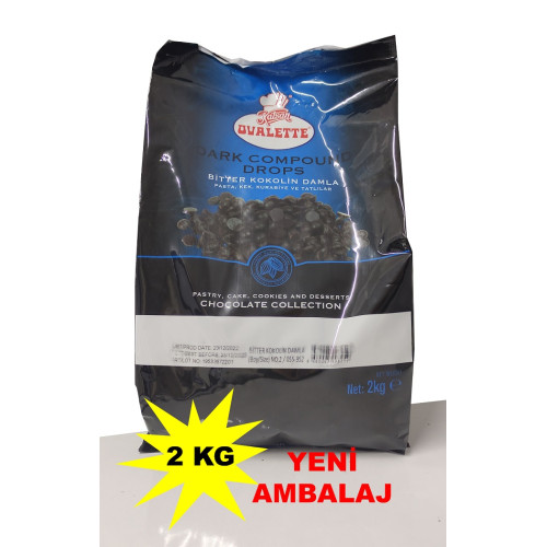 Ovalette Kokolin Damla Drop Bitter 2 kg