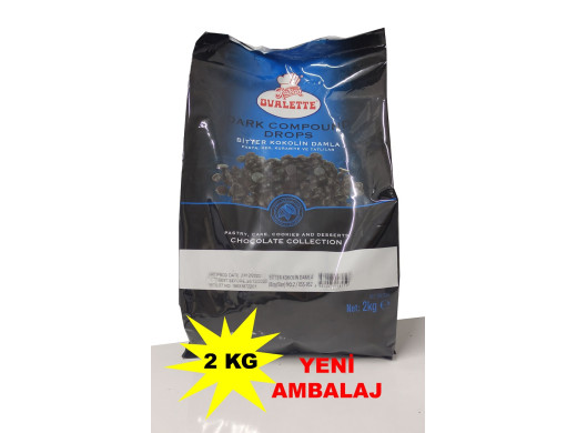 Ovalette Kokolin Damla Drop Bitter 2 kg