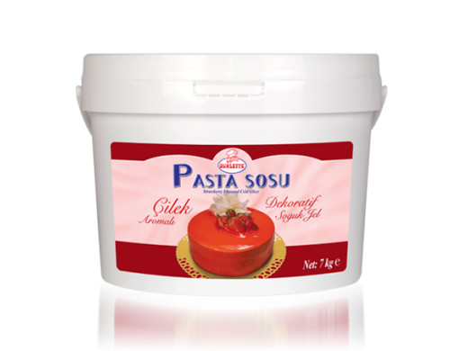 Ovalette Pasta Sosu Çilek Aromalı Jel 7 kg