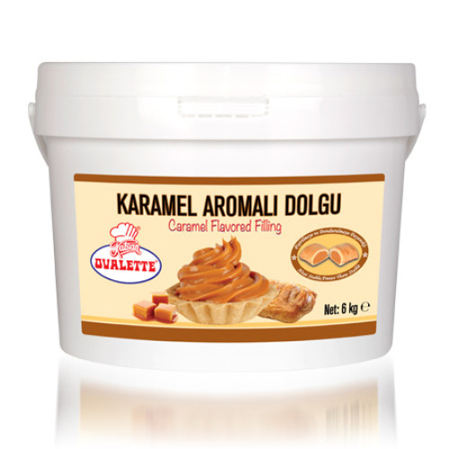 Ovalette Aromalı Dolgu Karamelli 6 kg