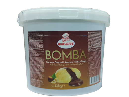 Ovalette Bomba Kakaolu Fındık Pralin 10 kg