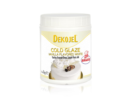 Ovalette Vanilya Arm. Beyaz Soğuk Pasta Jeli 1 kg