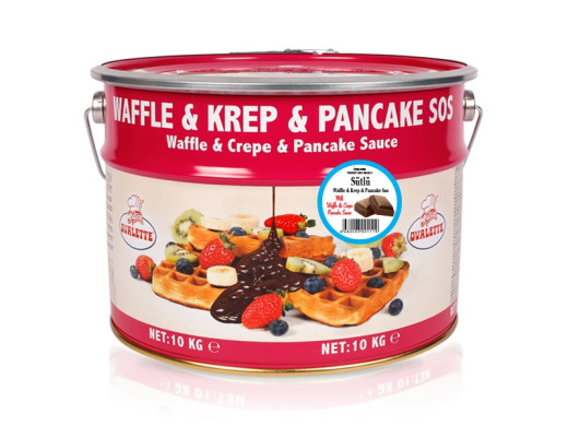 Ovalette Waffle&Krep Sos Sütlü 10 kg