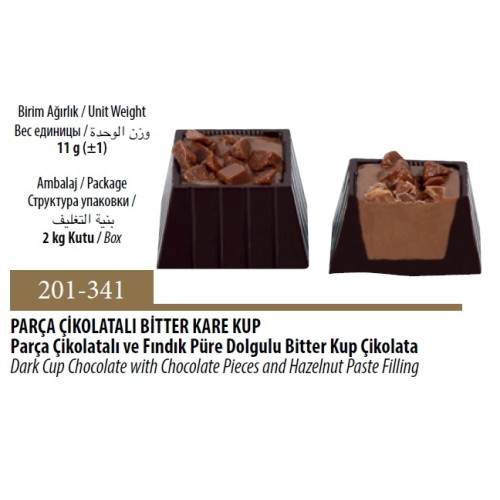 Schöne Sch.Parça Çklt.Lı Bitter Kare Kup 2 kg