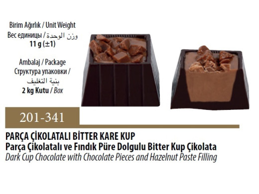 Schöne Sch.Parça Çklt.Lı Bitter Kare Kup 2 kg