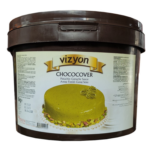 Vizyon Chococover Ganaj Sos Antepfıstıklı 6 kg