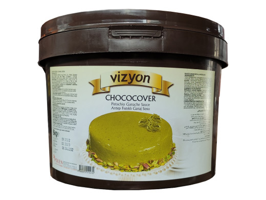 VİZYON CHOCOCOVER GANAJ SOS ANTEPFISTIKLI [ 6 KG ]