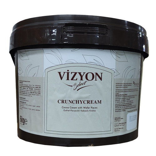 Vizyon Crunchycream Gofret Parçacıklı Krm 6 kg