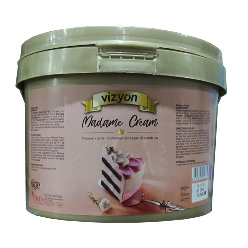Vizyon Madame Cream Prenses Krema Bazı 6 kg