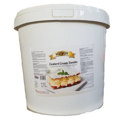 Vizyon Vanilyalı Hazır Pastacılık Kreması 18 kg