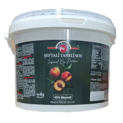 Fo Şeftali Taneli Sos %45 Meyveli 6 kg Fo Şeftali Taneli Sos %45 Meyveli 6 kg