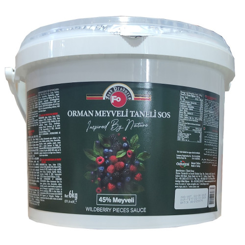 Fo Orman Meyve Taneli Sos %45 Meyveli 6 kg