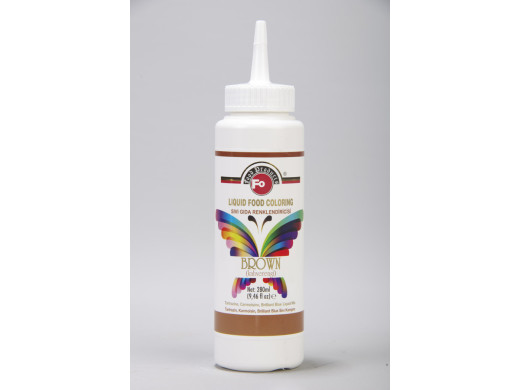 Fo Sıvı Gıda Boyası Kahverengi 280 ml