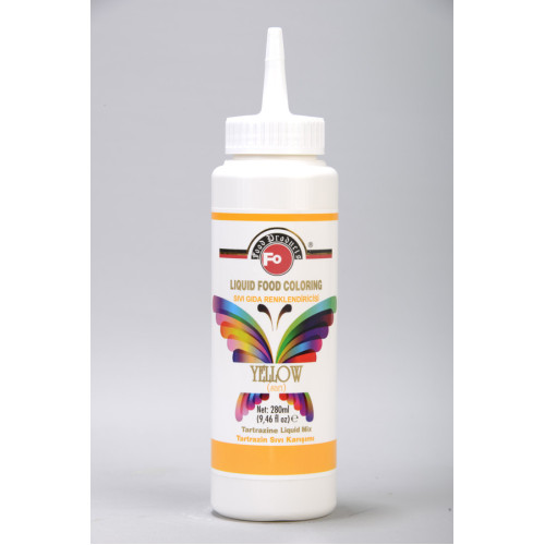 Fo Sıvı Gıda Boyası Sarı 280 ml