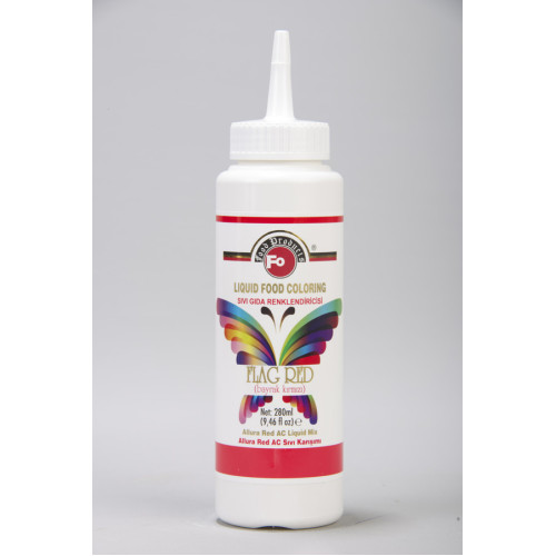 Fo Sıvı Gıda Boyası Kırmızı 280 ml
