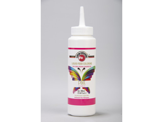 Fo Sıvı Gıda Boyası Pembe 280 ml