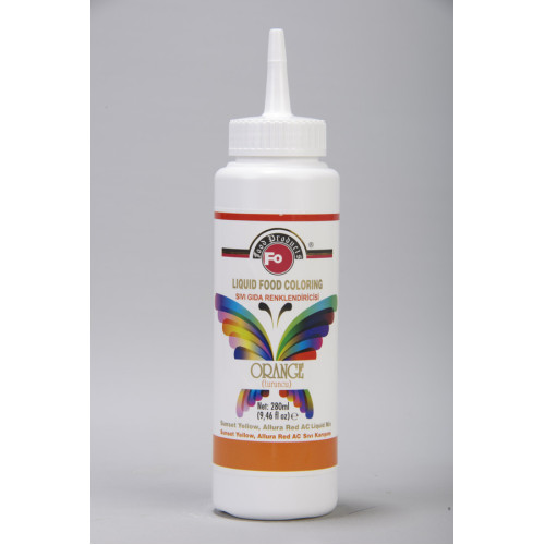 Fo Sıvı Gıda Boyası Turuncu 280 ml