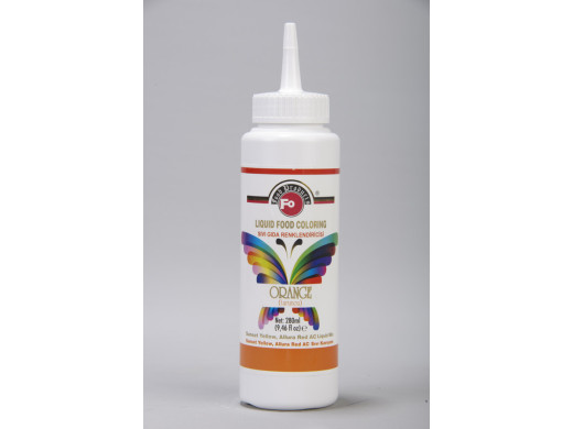 Fo Sıvı Gıda Boyası Turuncu 280 ml