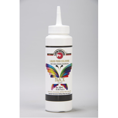 Fo Sıvı Gıda Boyası Siyah 280 ml