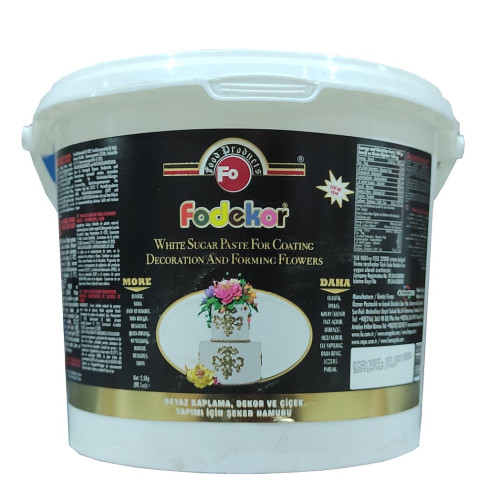 Fo Şeker Hamuru Beyaz 2,5 kg