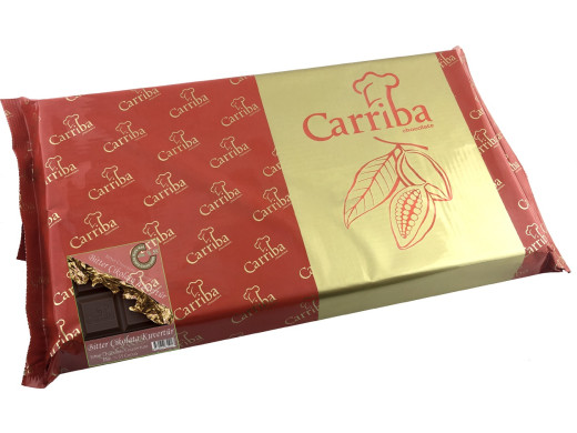 Carriba Kuvertur Ext. Bitter %55 2,5 kg