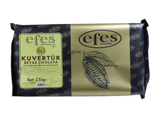 Efes %31,5 Fildişi Kuvertur Çikolata 2,5 kg