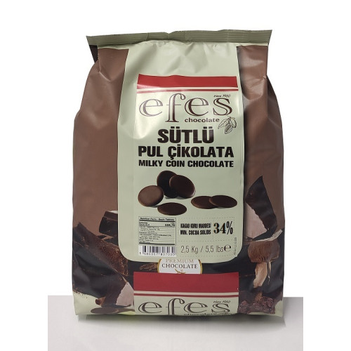 Efes %34 Sütlü Pul Çikolata 2,5 kg