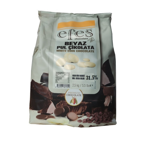 Efes %31,5 Fildişi Pul Çikolata 2,5 kg