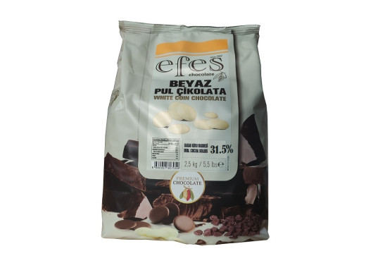 Efes %31,5 Fildişi Pul Çikolata 2,5 kg