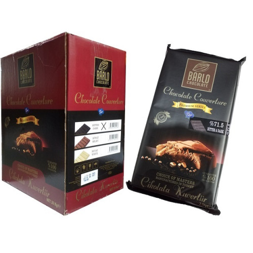Barlo Premıum Kuvertur Bitter %71,5 2,5 kg