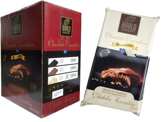 BARLO PREMIUM KUVERTUR - FİLDİŞİ %38,5 [ 2,5 KG ]