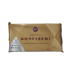 Elit Pastacı Beyaz Konfiseri 2,5 kg