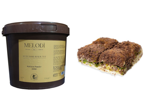 MLD - SÜTLÜ BAKLAVALIK TOZ ÇİKOLATA [ 8 KG ]