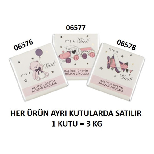 Mld Sargılı Madlen Pembe Bebek Sütlü 3 kg