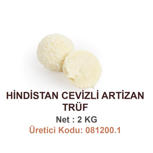 Mld Hindistan Cevizli Artizan Trüf 2 kg
