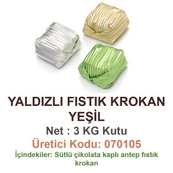 Mld Yaldızlı Fıstık Krokan 3 kg