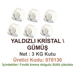 Mld Yaldızlı Kristal  Gümüş 3 kg
