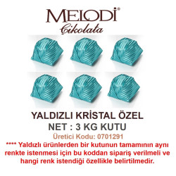 Mld Yaldızlı Kristal Özel / Turkuaz 3 kg