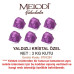 Mld Yaldızlı Kristal Özel / Mor 3 kg