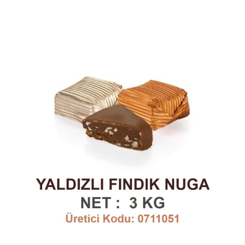 Mld Yaldızlı Fındıklı Nuga 3 kg