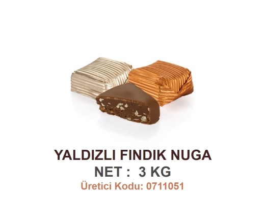 Mld Yaldızlı Fındıklı Nuga 3 kg