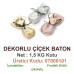 Mld Dekorlu Çiçek Baton Fındıklı 1,5 kg