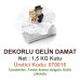 Mld Dekorlu Gelin Damat 1,5 kg